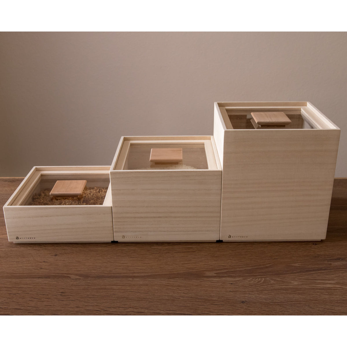 Rice Bin - Large (5 kg)-Bin-Masuda Kiribako-JINEN