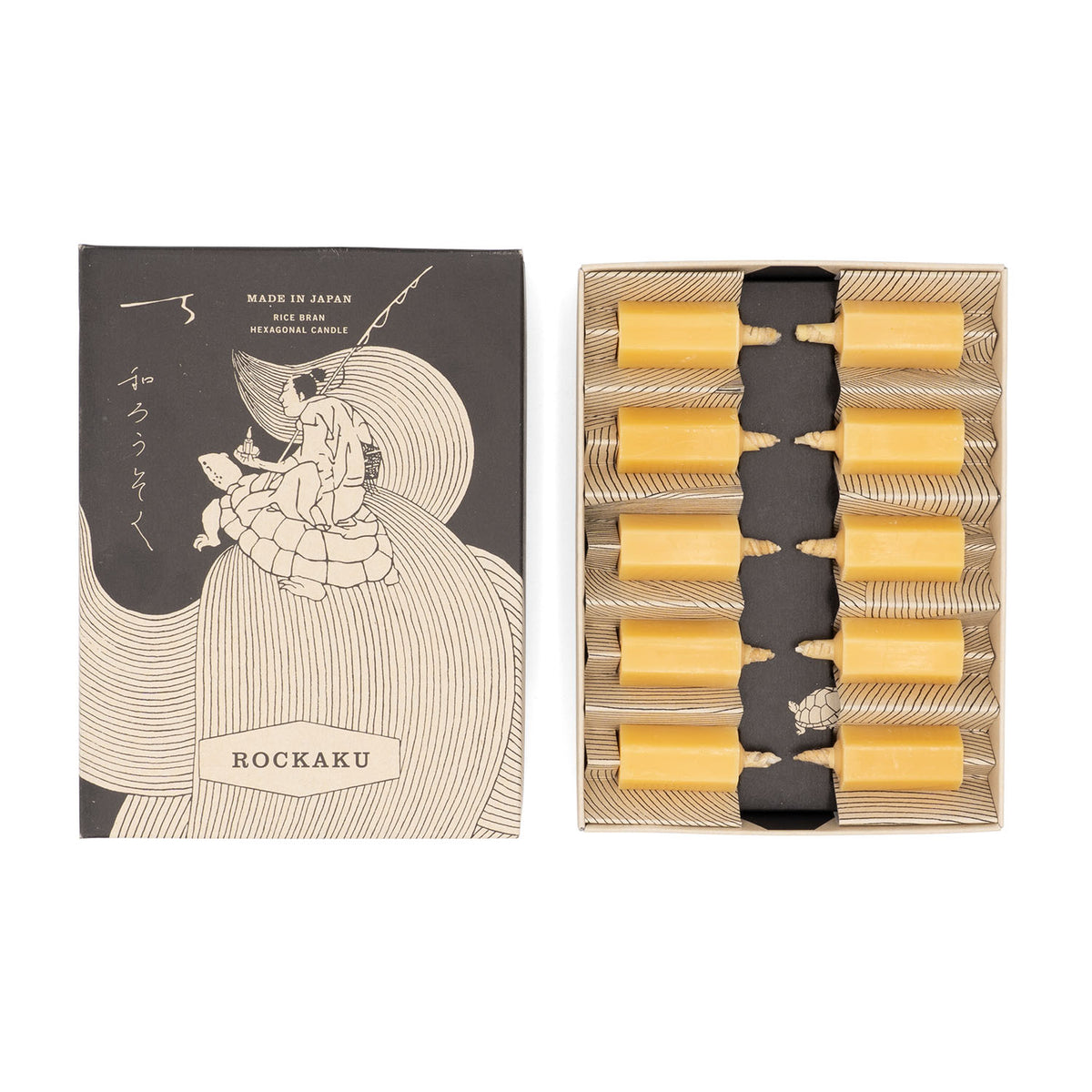 Rice Bran Wax Candles, Rockaku