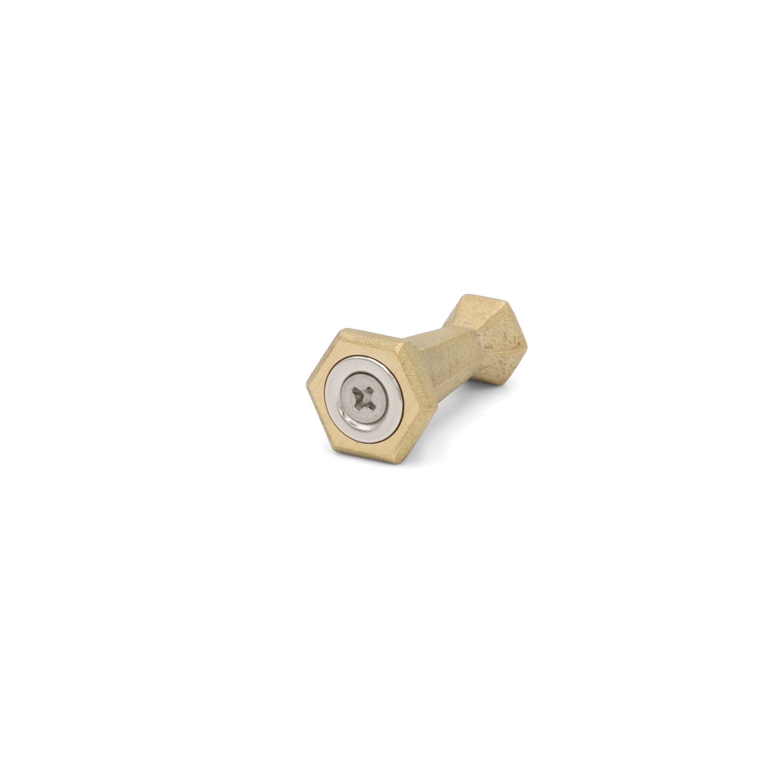 BRASS MAGNET HOOK - CHESS SHAPED, 2 PC SET