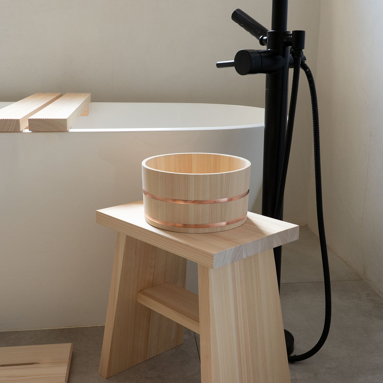 Hinoki Bath Bucket