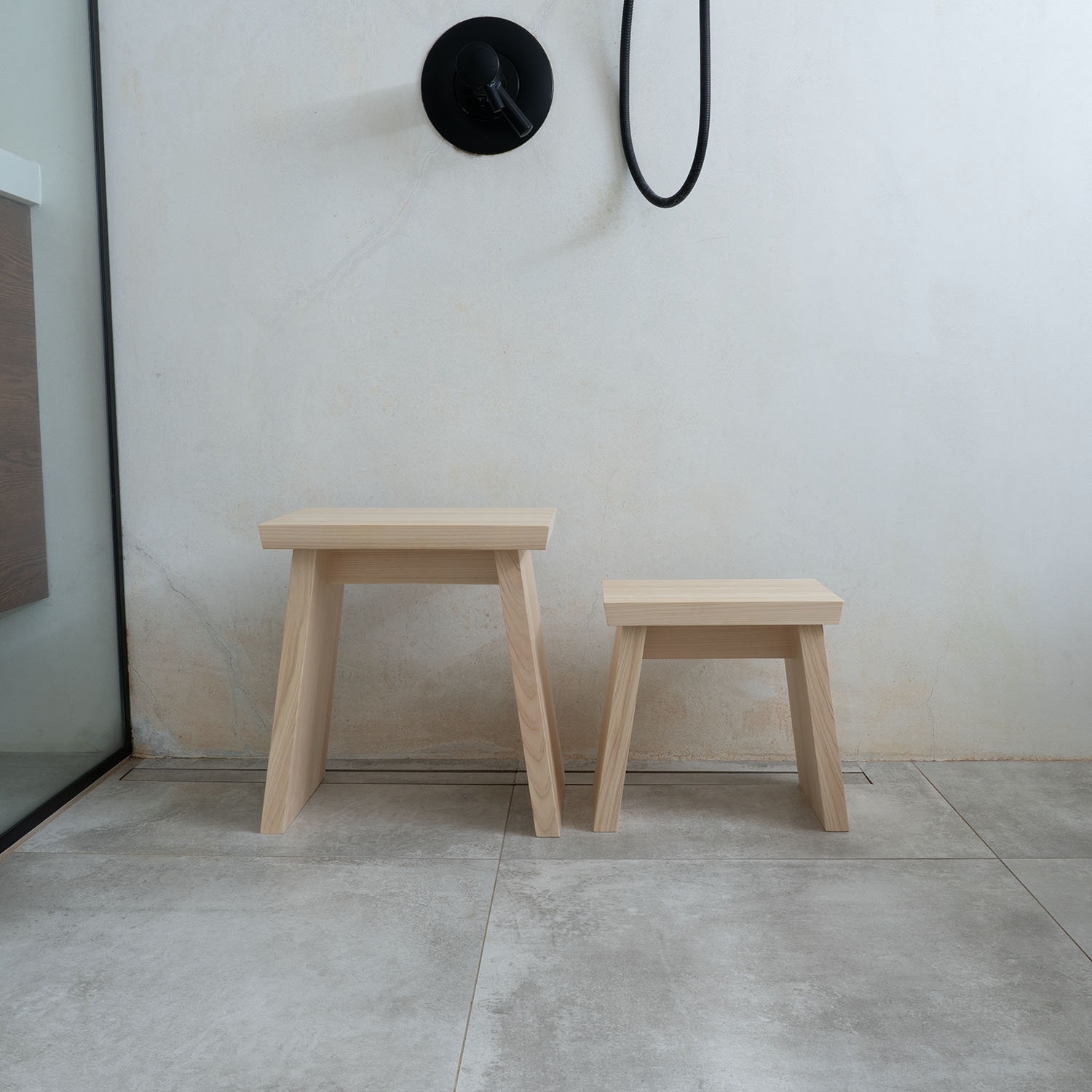 Hinoki Bath Stool - Torii