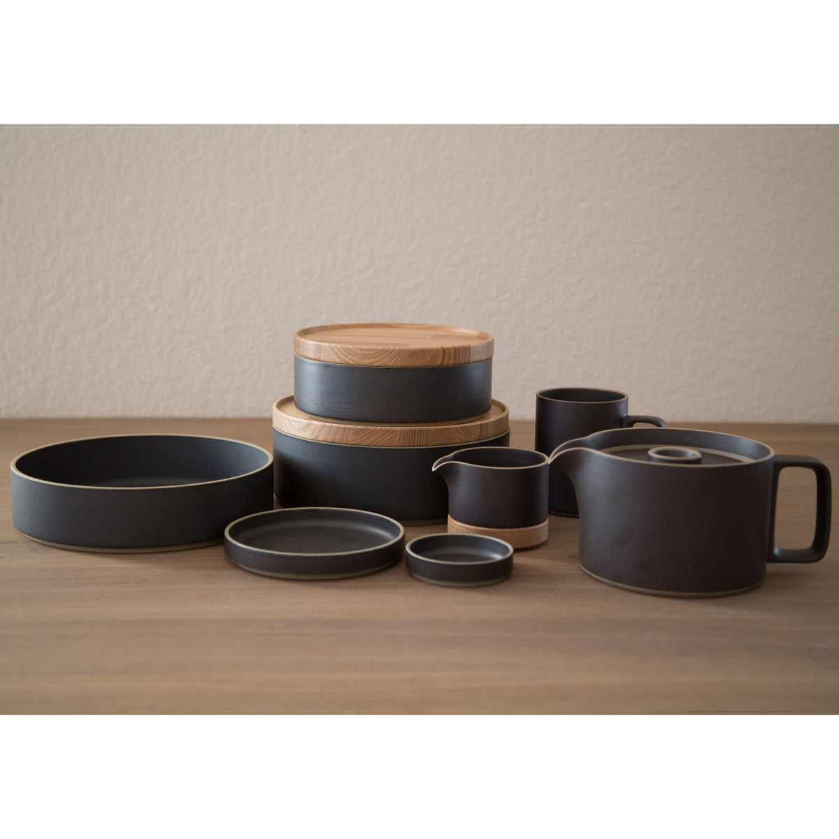 Tall Bowl, Black-Bowl-Hasami Porcelain-3.25"-JINEN