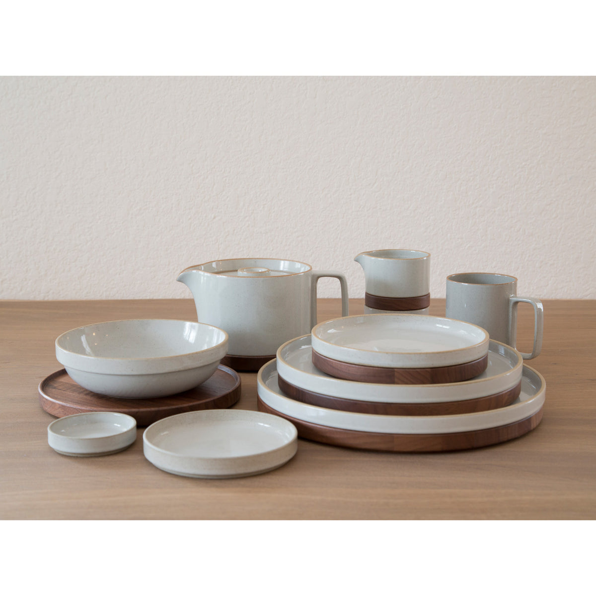 Plate, Gloss Gray-Plate-Hasami Porcelain-3.25"-JINEN