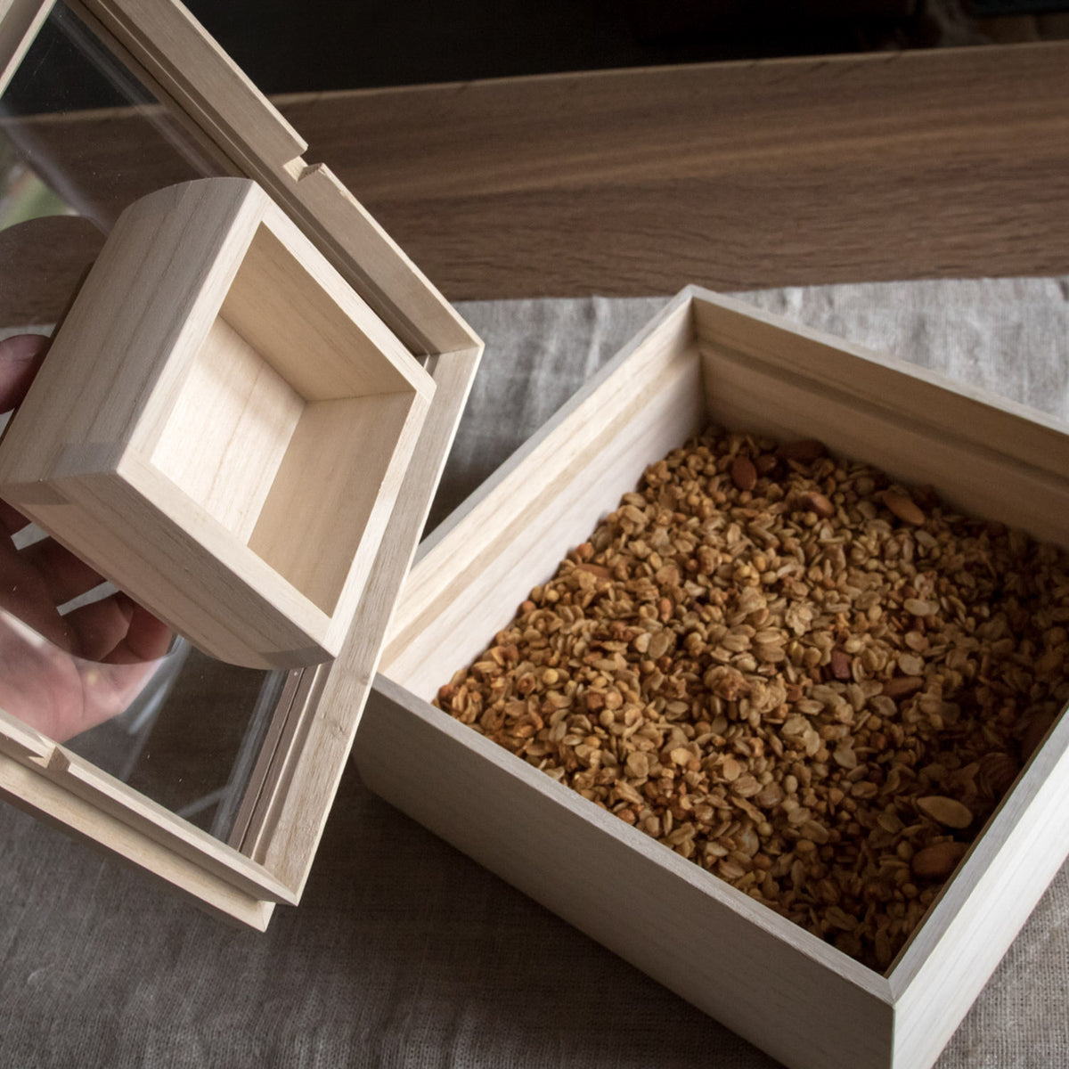 Rice Bin - Small (1 kg)-Bin-Masuda Kiribako-JINEN