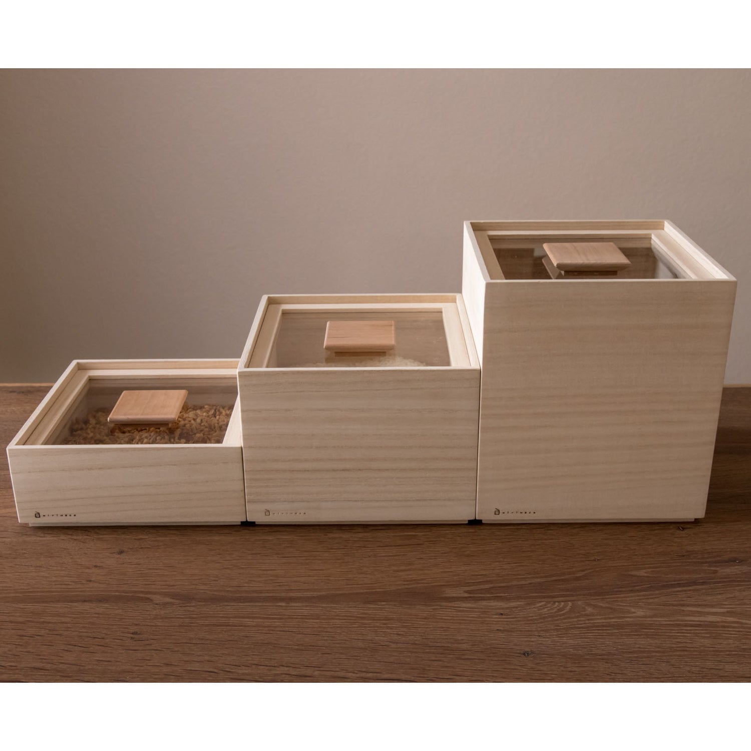 Rice Bin - Large (5 kg)-Bin-Masuda Kiribako-JINEN