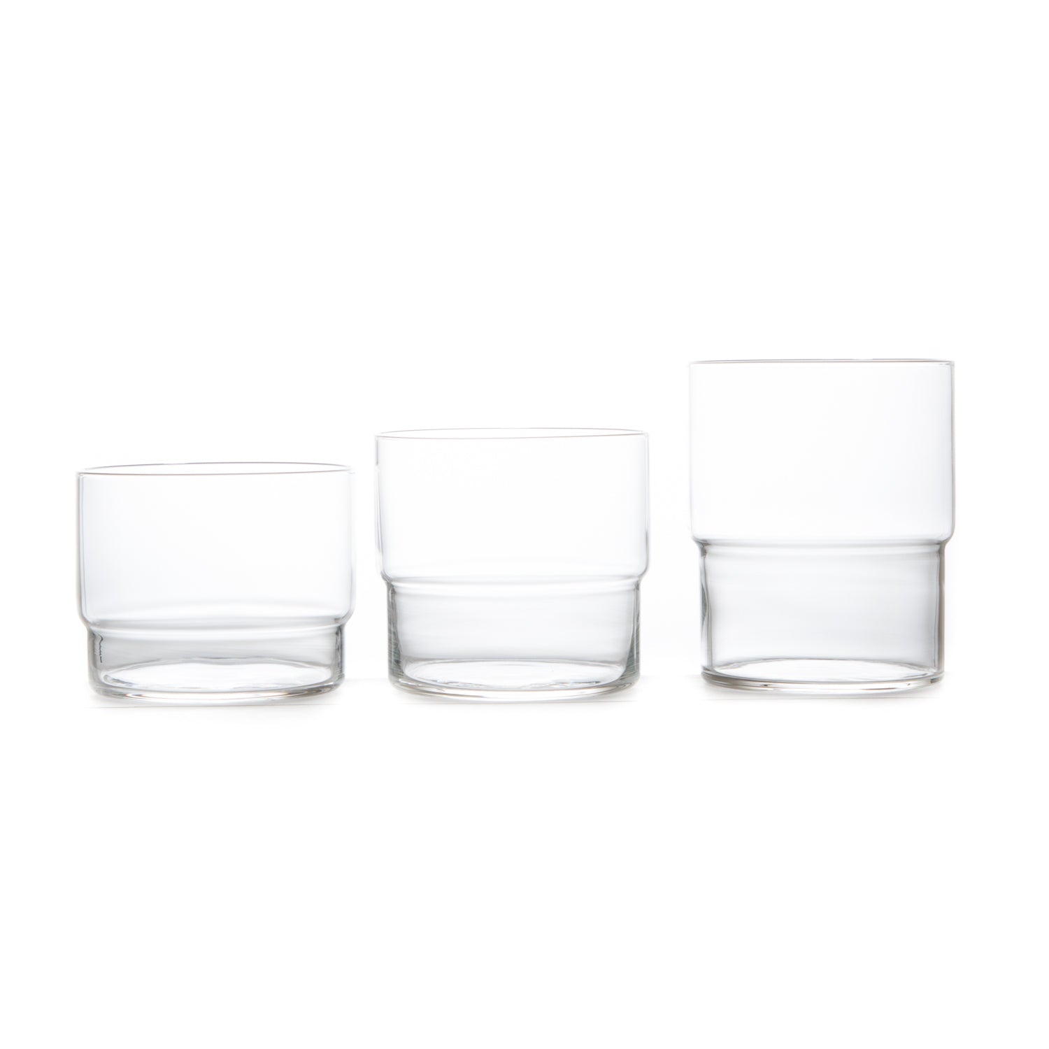 10.5 oz. Fino Stacking Glass - 6 Pack-Glass Cup-Toyo Sasaki Glass-JINEN