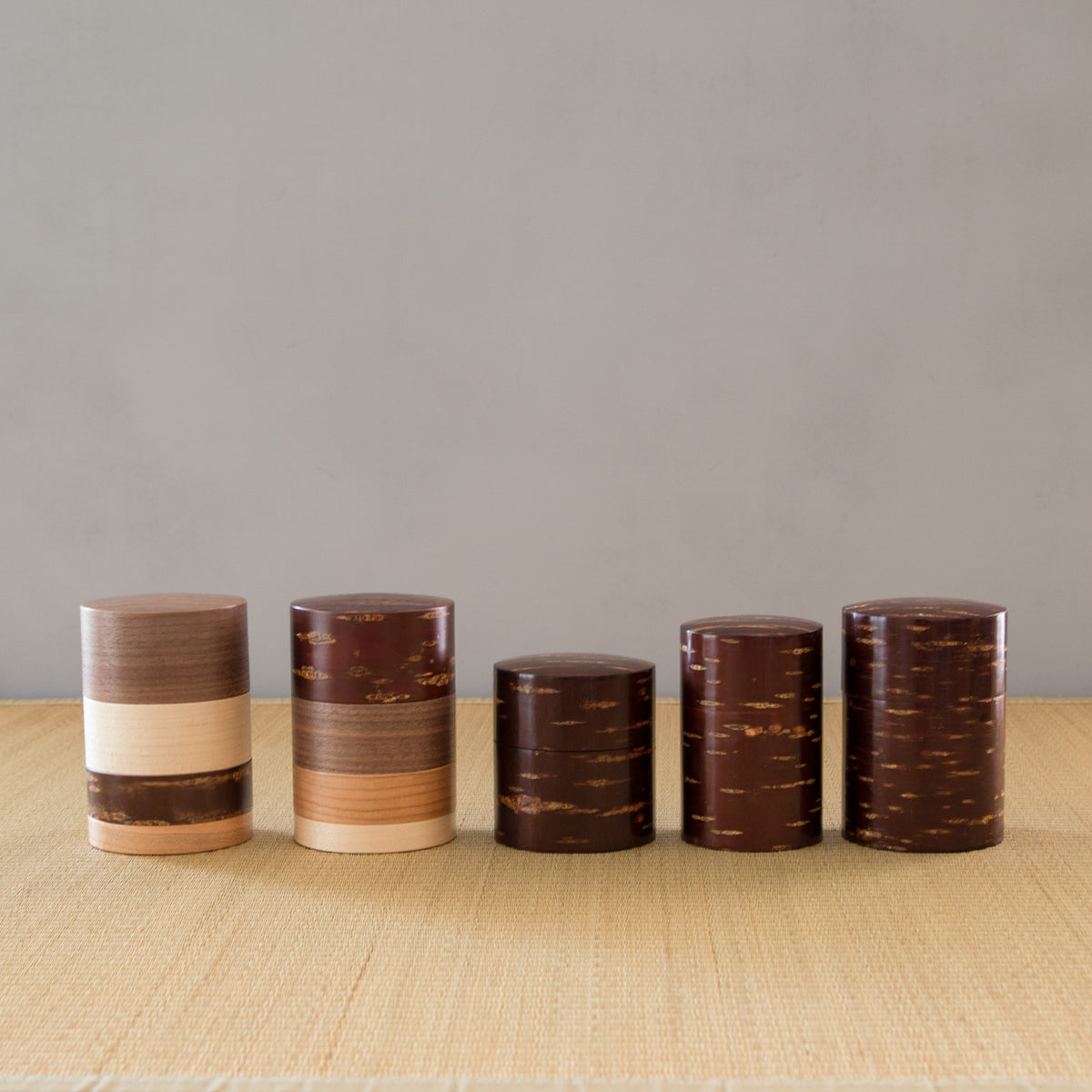 Tea Canister - Kizutsu - Slim-Tea Canister-Denshiro-JINEN