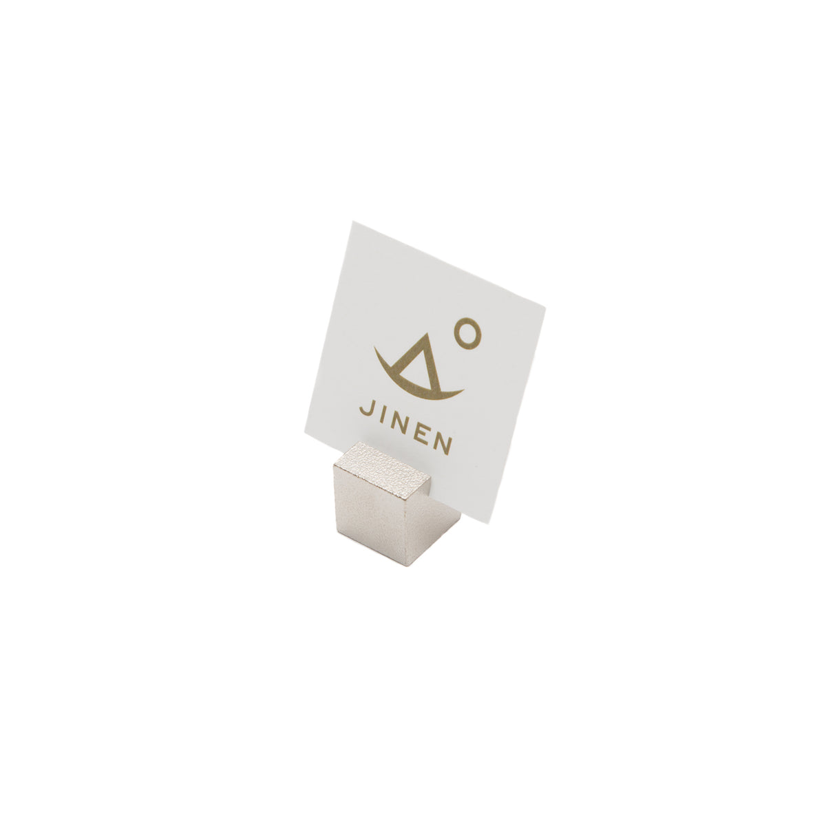 Brass Cubic Card Stand-Card Stand-Hakuhodo-Gold-JINEN