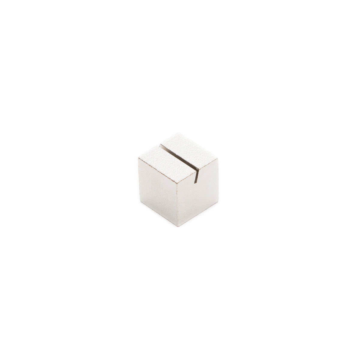 Brass Cubic Card Stand-Card Stand-Hakuhodo-Silver-JINEN