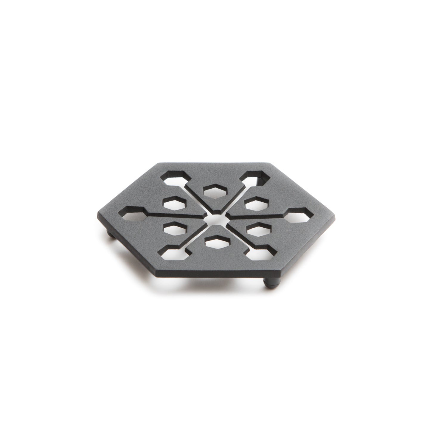 Cast Iron Trivet - Hexagon, 6.25
