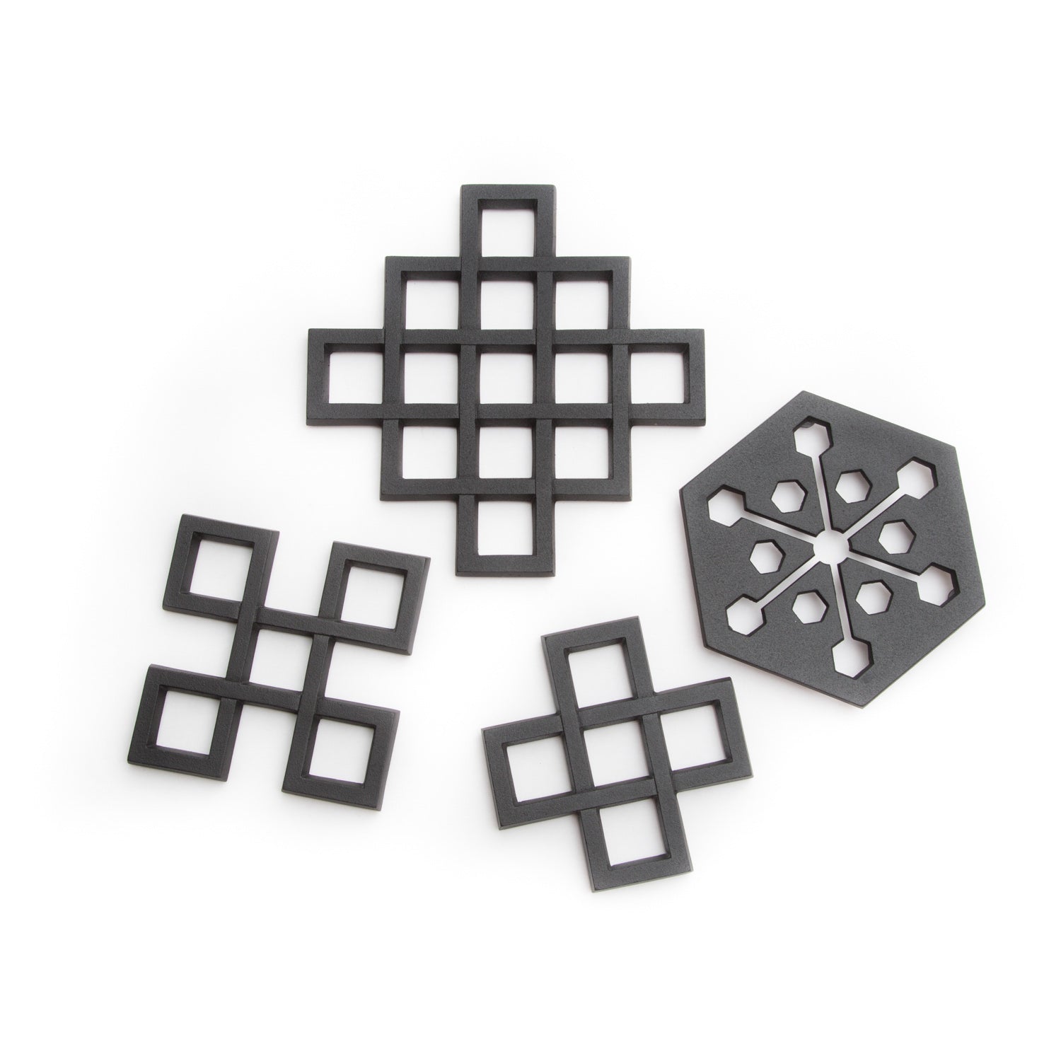 Cast Iron Trivet - Hexagon, 6.25