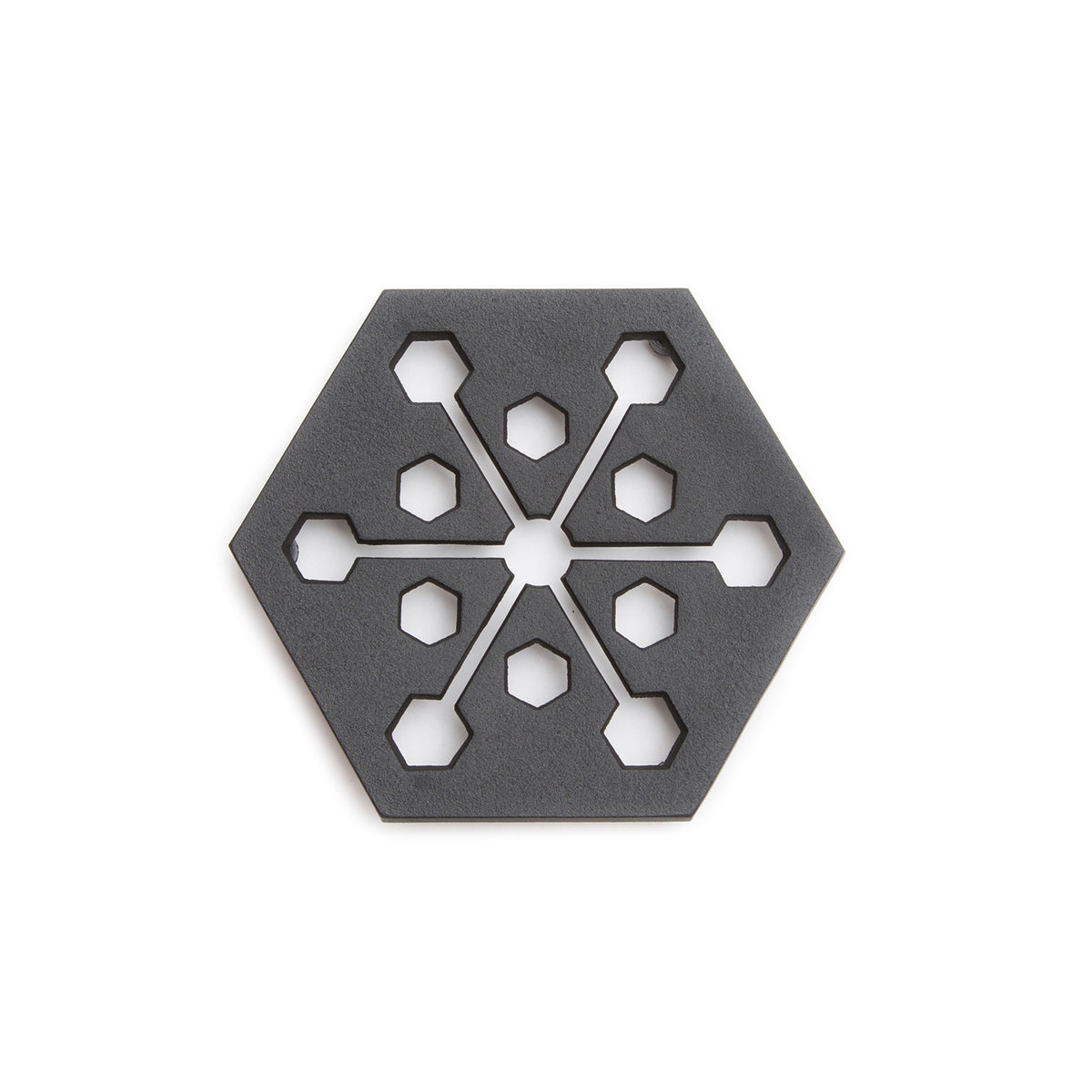 Cast Iron Trivet - Hexagon, 6.25"-Trivet-Kamasada-JINEN