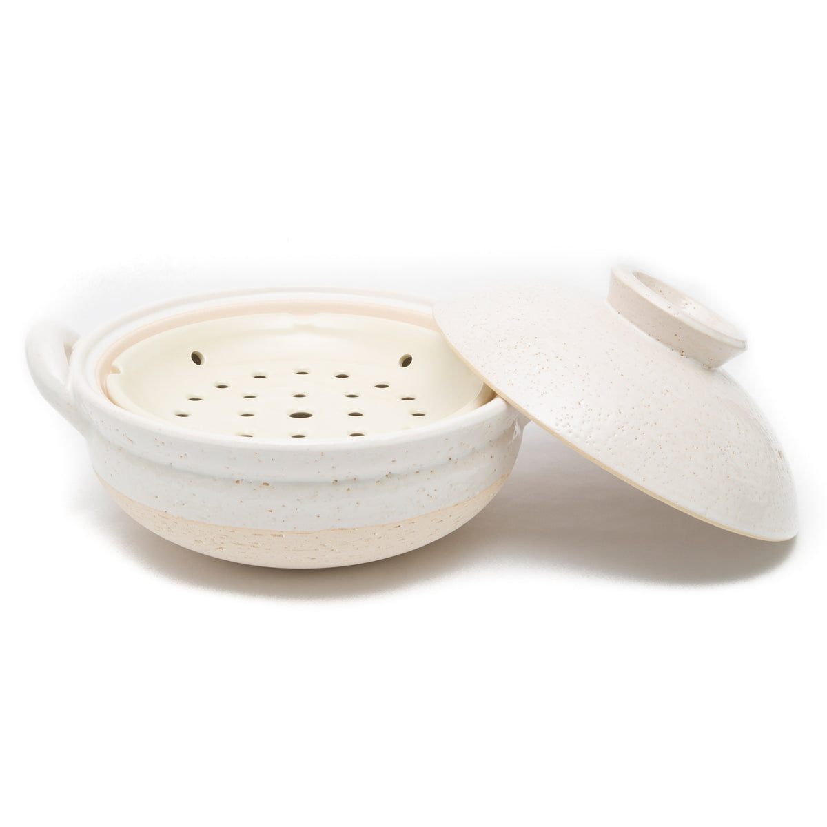 Mushi Nabe - Donabe Steamer - Large-Clay Hot Pot-Nagatani-en-JINEN