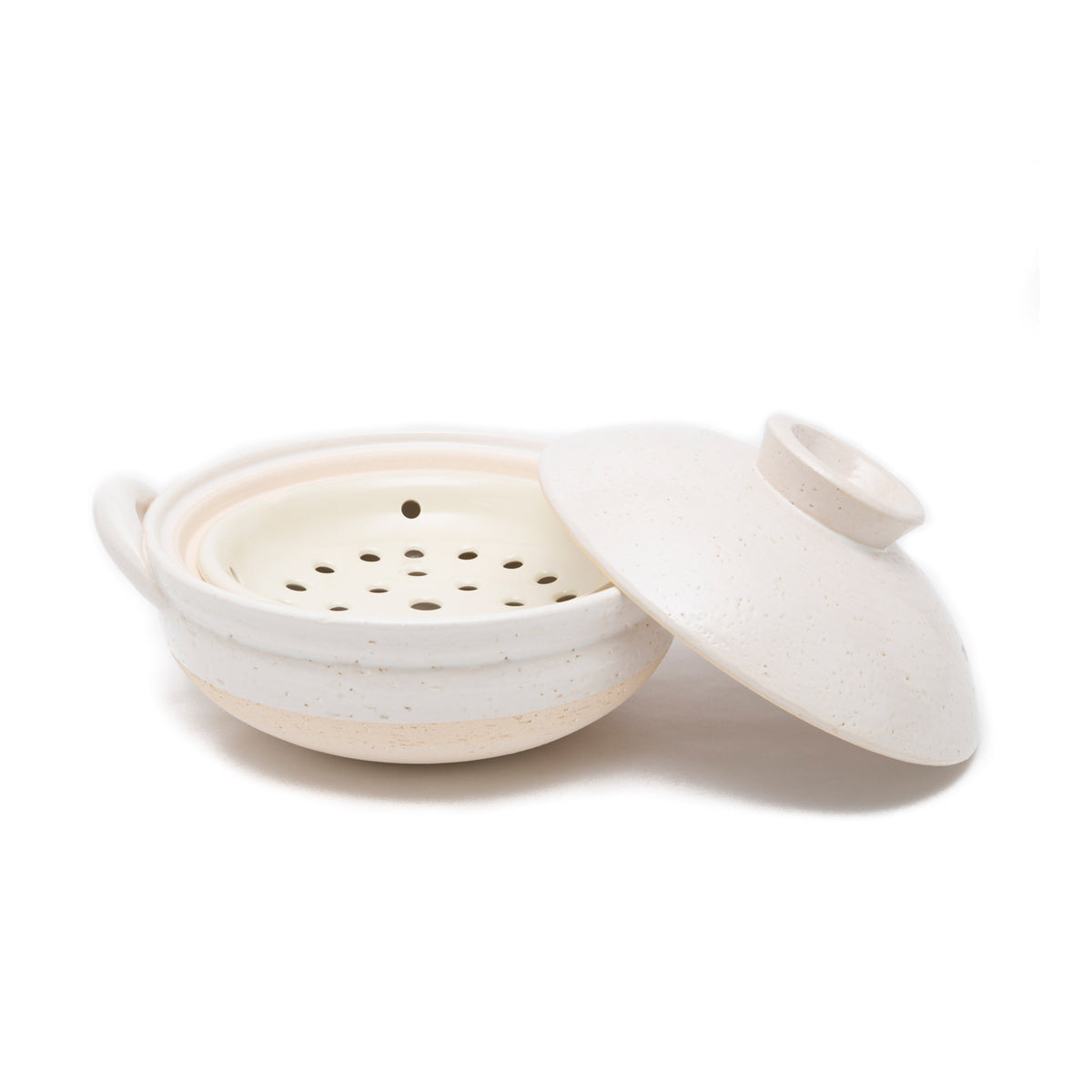 Mushi Nabe - Donabe Steamer - Medium-Clay Hot Pot-Nagatani-en-JINEN