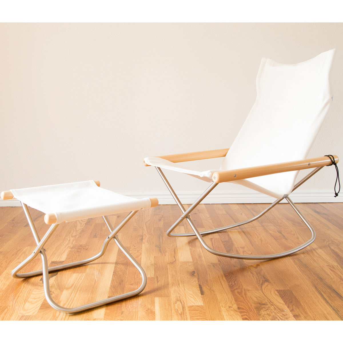 Ottoman, White-Ottoman-Nychair X-JINEN
