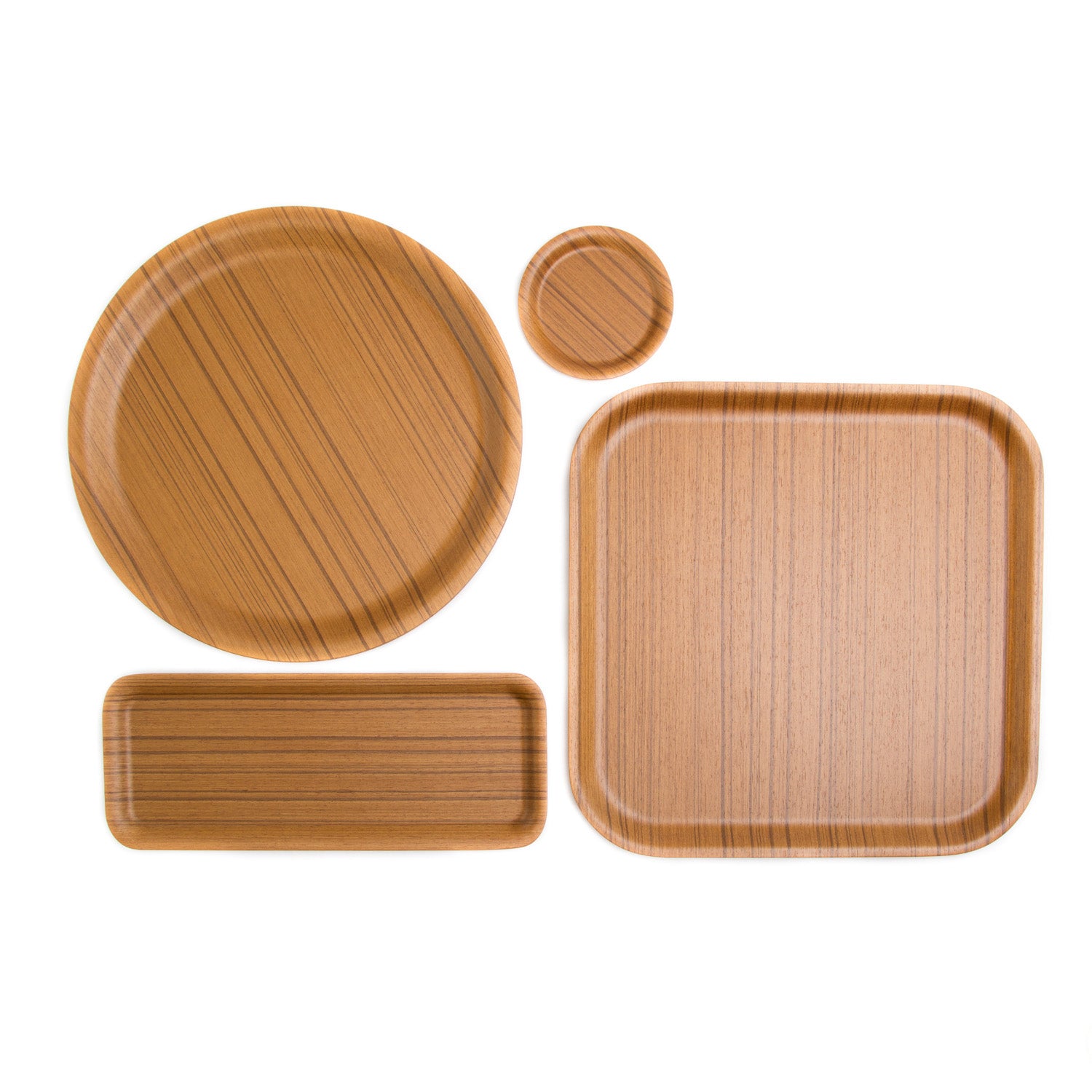 Round Tray, Ayous-Tray-Saito Wood-JINEN